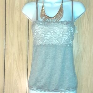 🆕 YZ 3/$18 ❤Classy Gray Tank Top